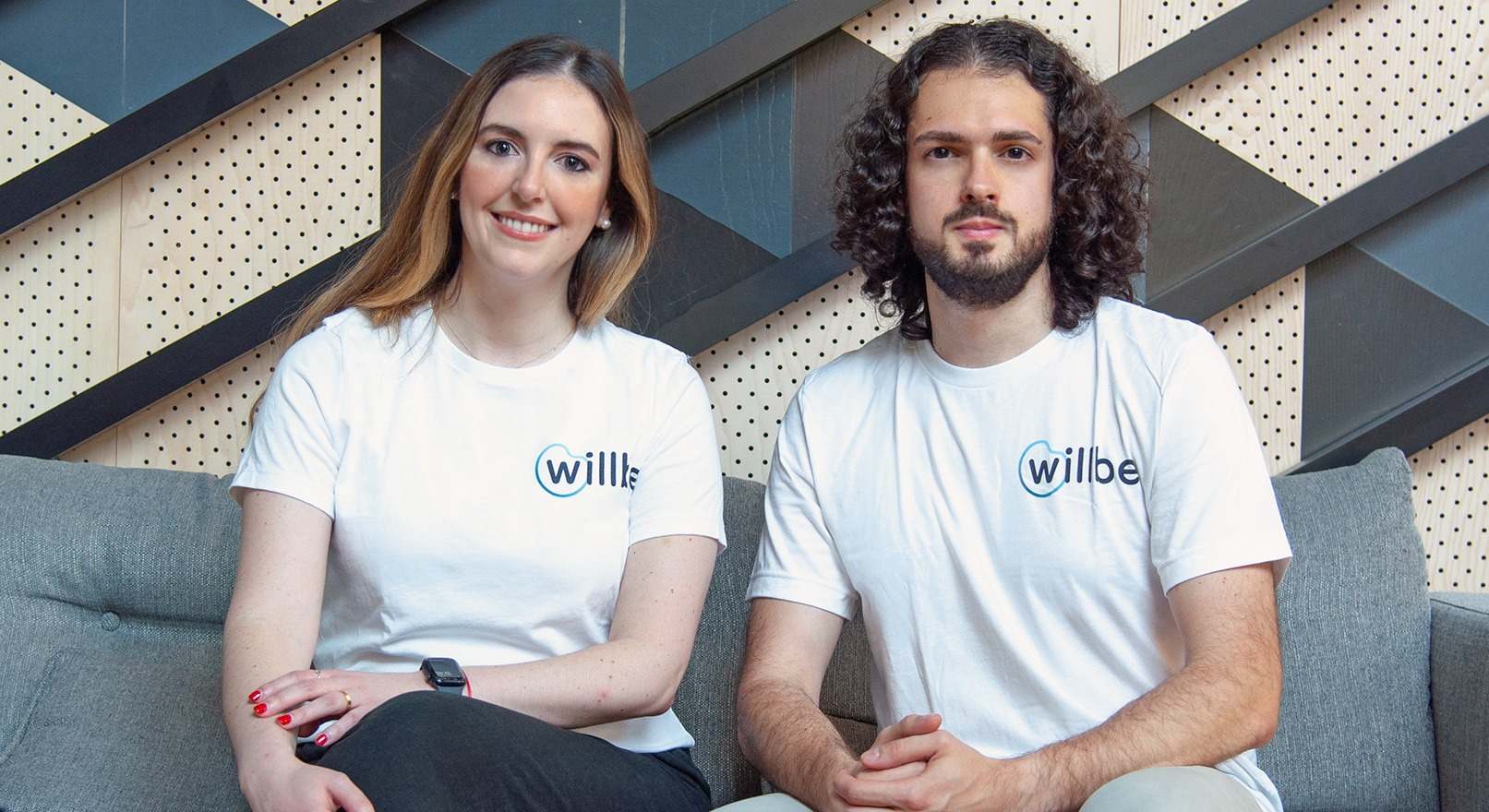 Los fundadores de Willbe, Celia de la Hoz y Pablo Ratón
