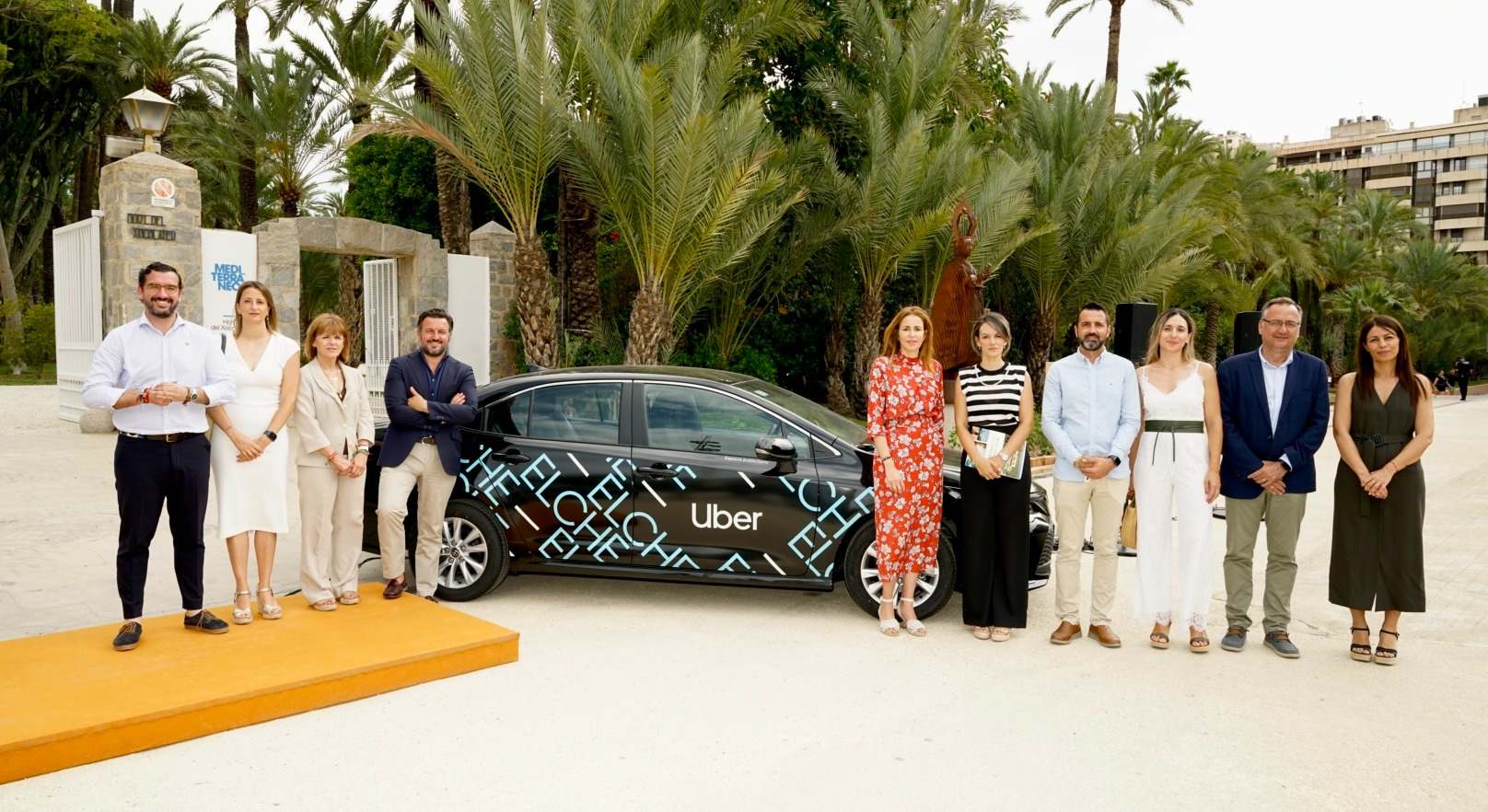 Acto de presentación de Uber en Alicante. 