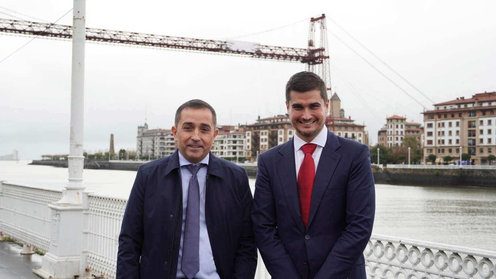 Xabier Sagredo, presidente de BBK, y Kristian Prieto, director de BBK Kuna.