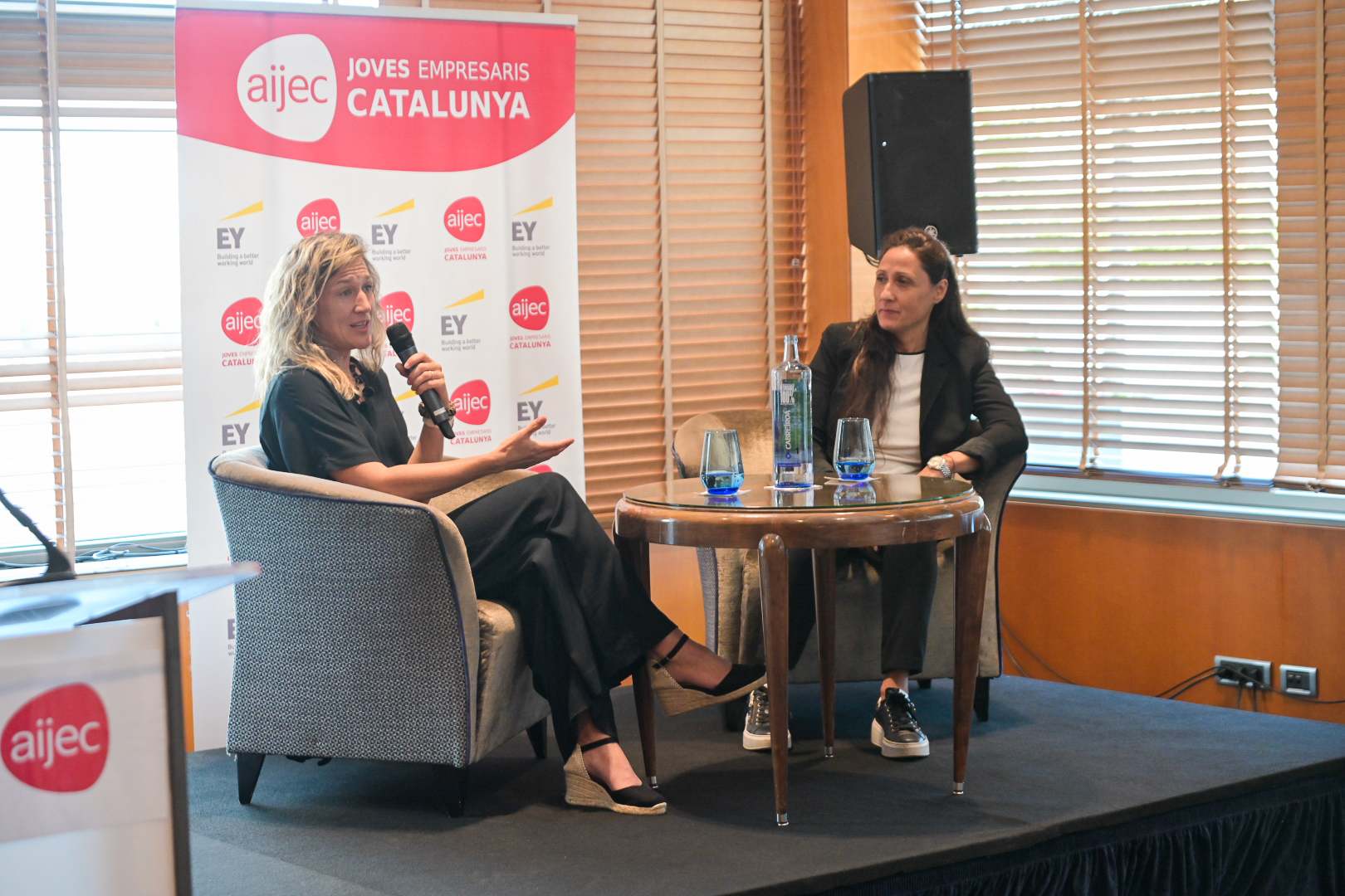Marie-Eve Beaulieu y Laura Soucek, fundadoras de Peptomyc. EE