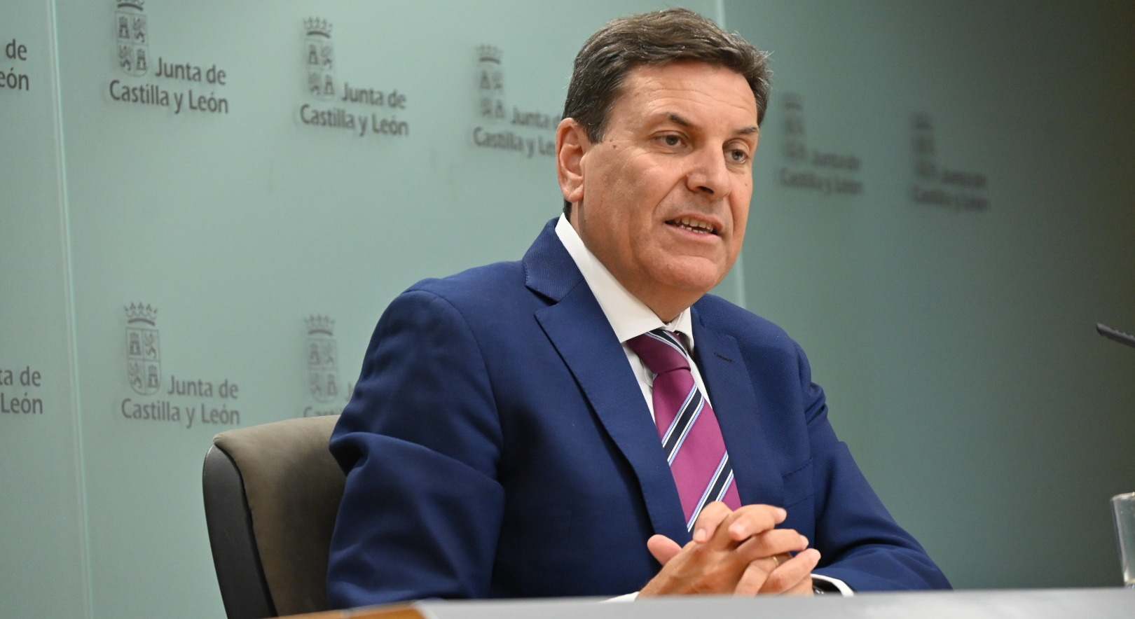 Carlos Fernández Carriedo, consejero de Economía y Hacienda y portavoz del Gobierno regional