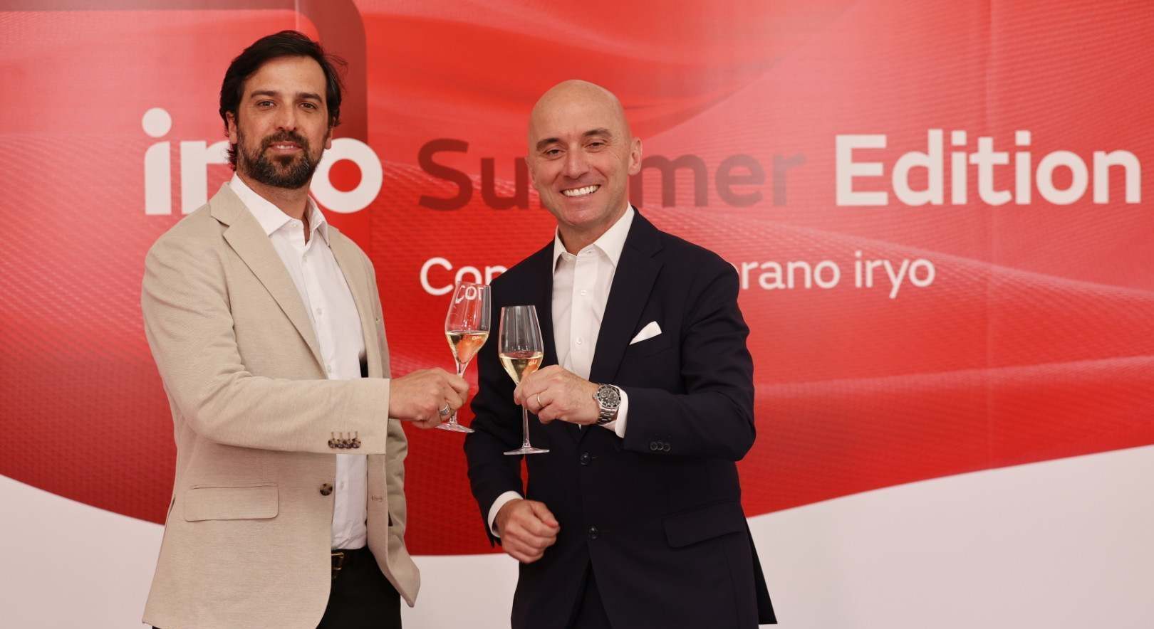 Simone Gorini (derecha), consejero delegado de Iryo. 