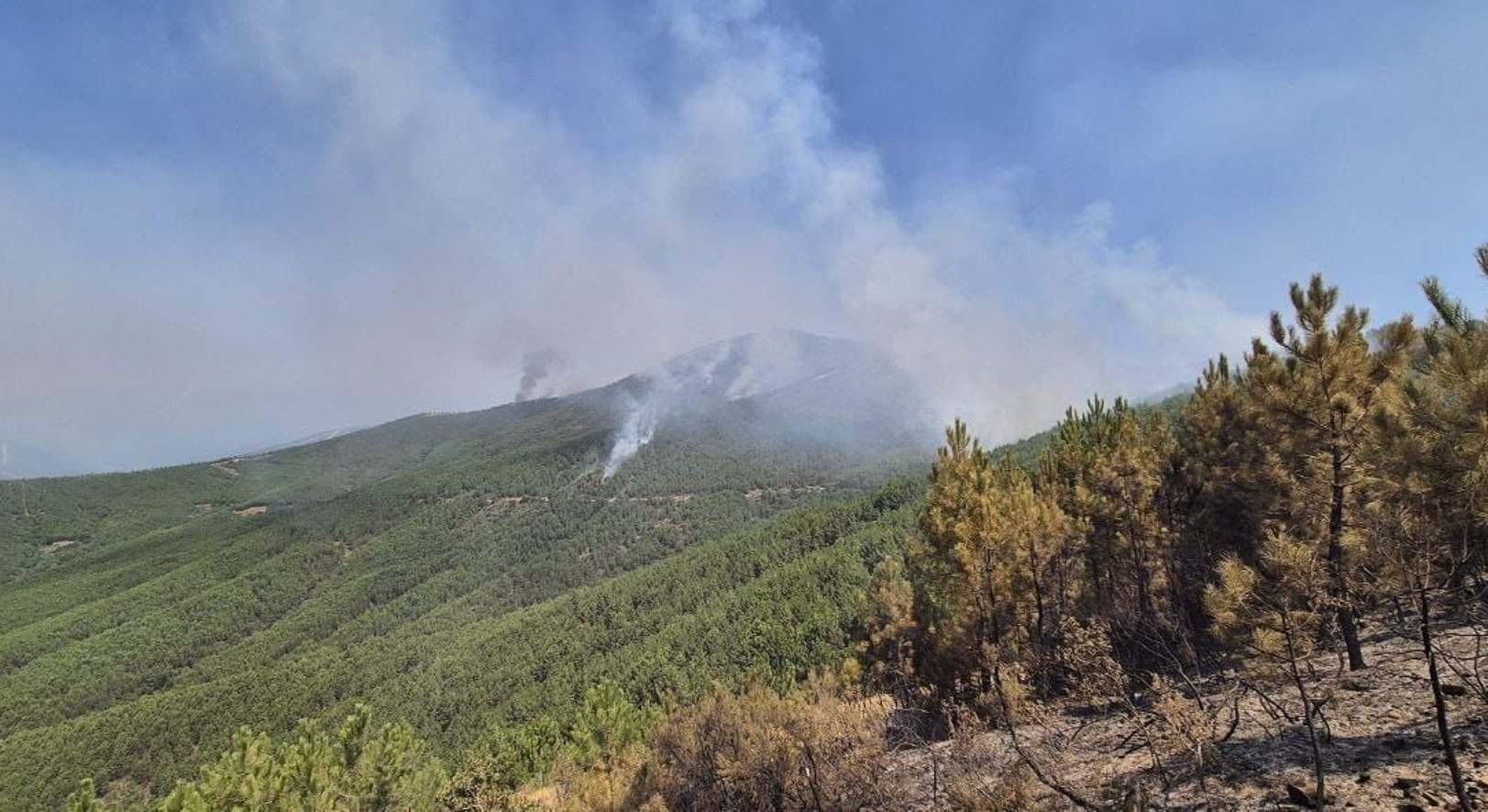 Incendio en Las Hurdes