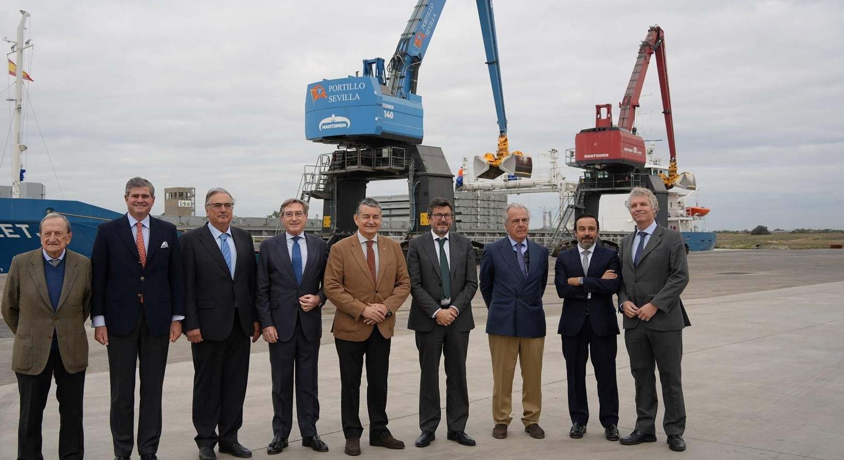 Inauguración de la nueva terminal de Aldeport en Sevilla.