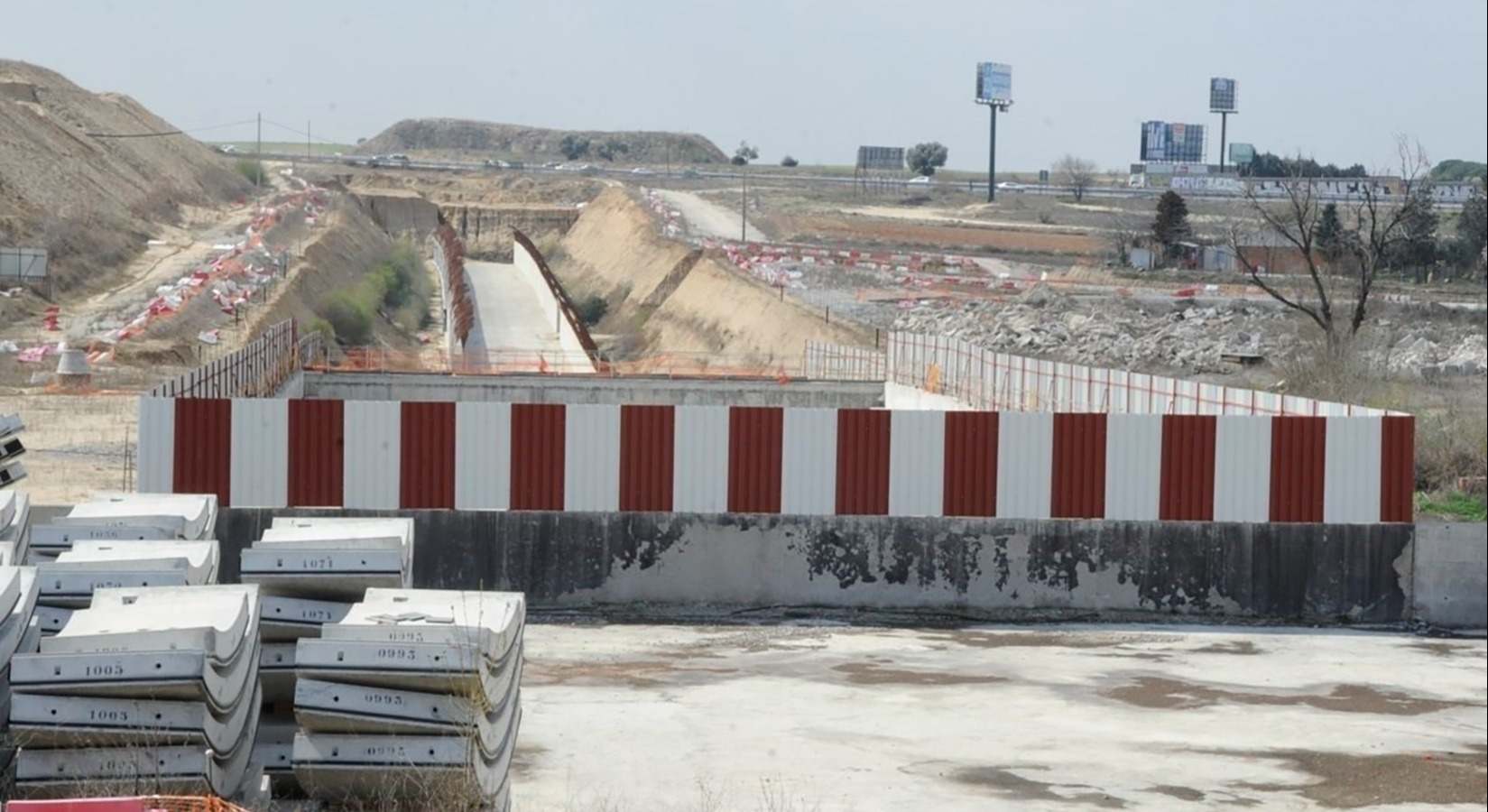 Obras del tren a Navalcarnero