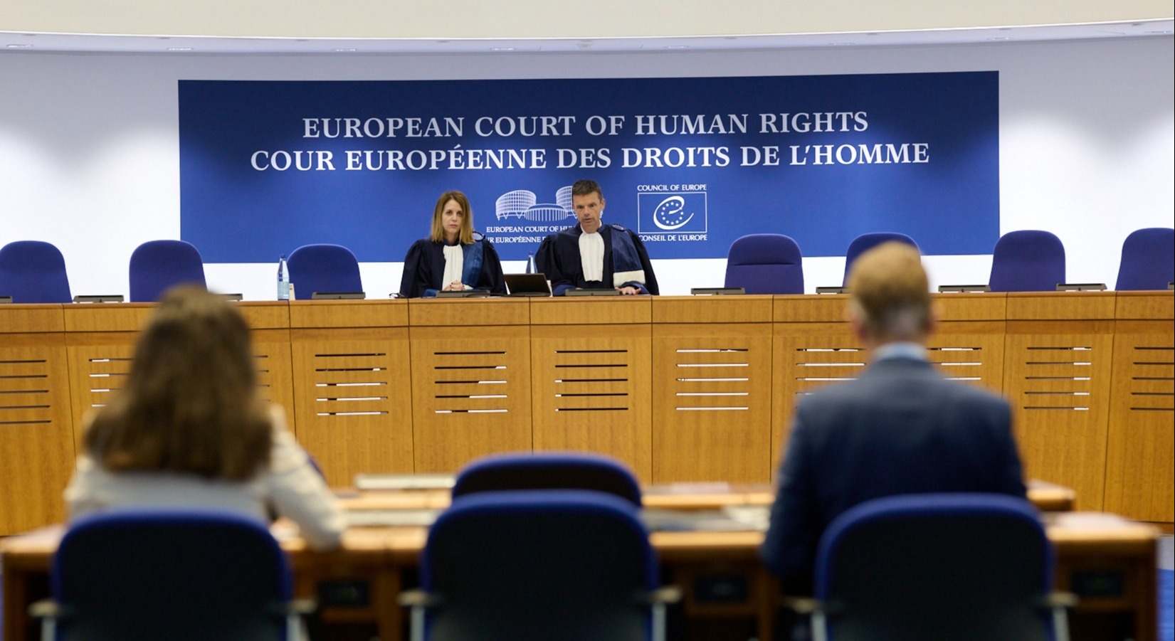 Audiencia de lectura de la sentencia del caso Pindo Mulla c España en el Tribunal Europeo de Derechos Humanos (TEDH).