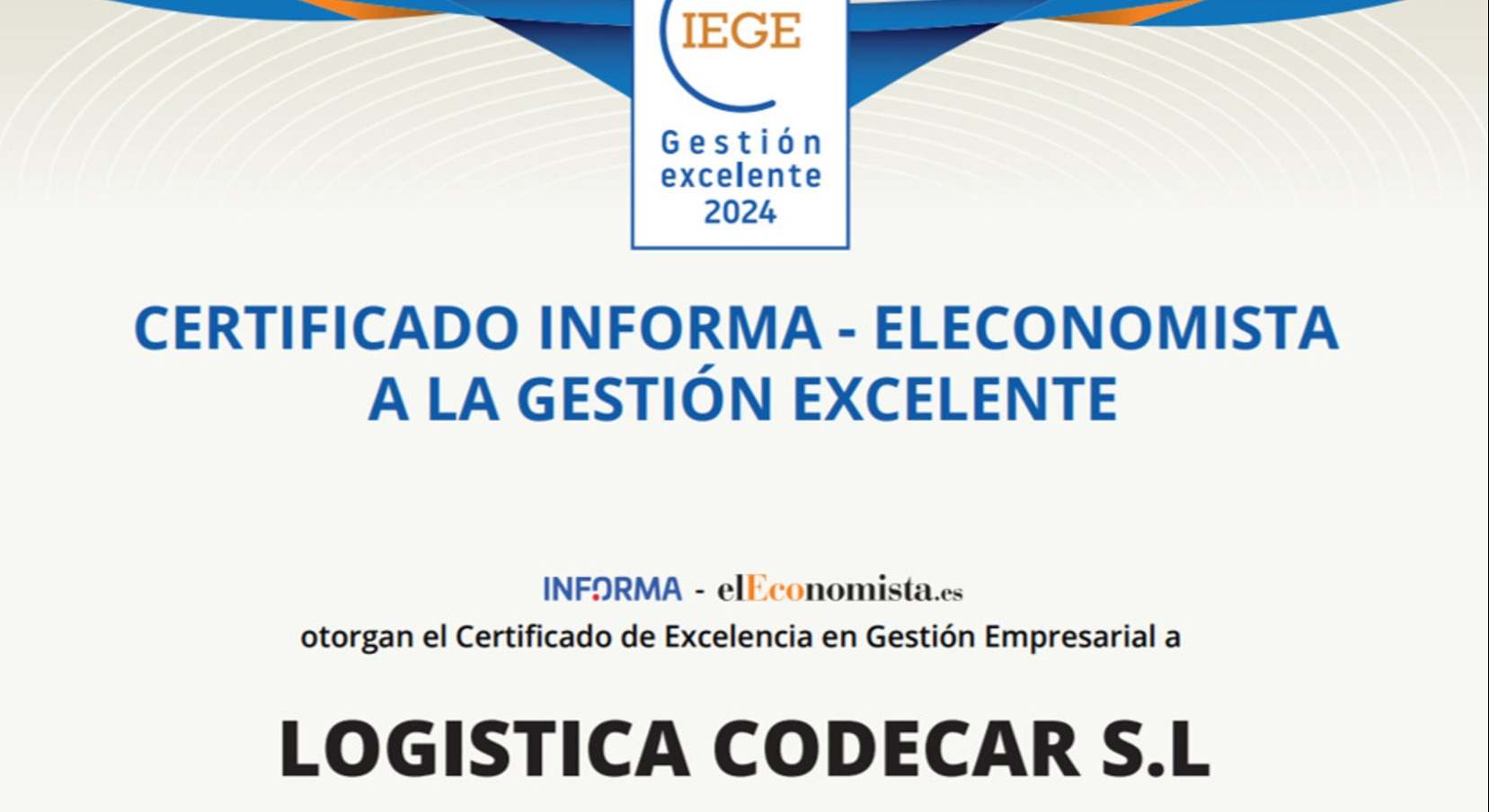 Gestión empresarial excelente