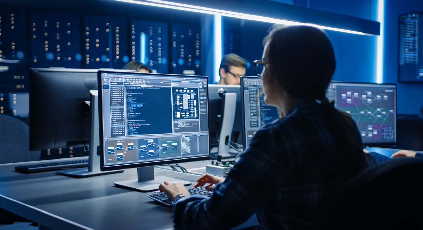 Foto de recurso de una programadora