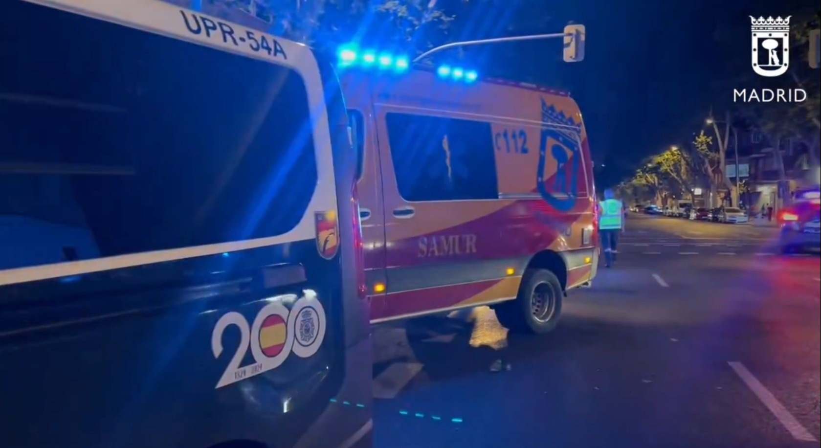 Guardia Civil y SAMUR.