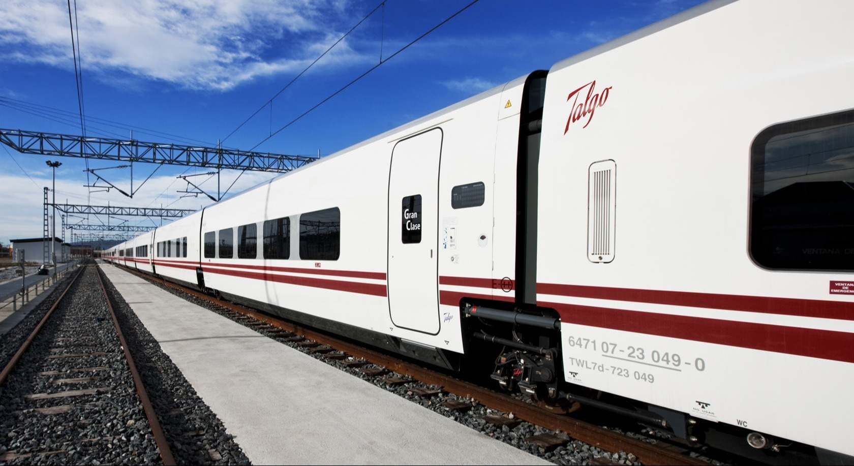 Coches de viajeros fabricados por Talgo. / Talgo