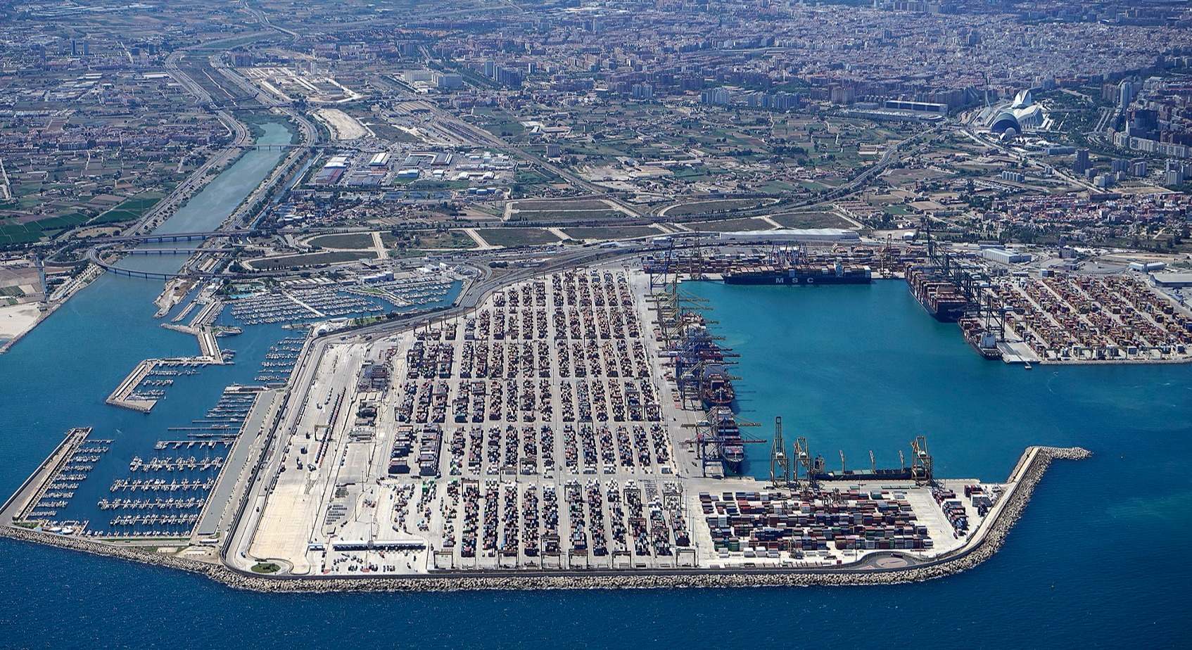 Puerto de Valencia.