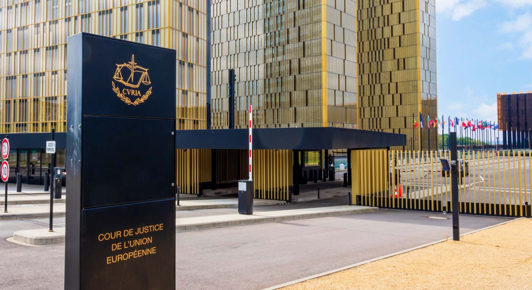 Entrada del Tribunal de Justicia de la Unión Europea (TJUE)