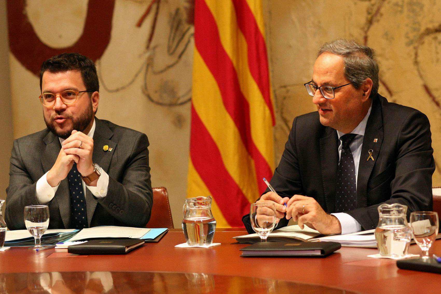 Pere Aragons y Quim Torra