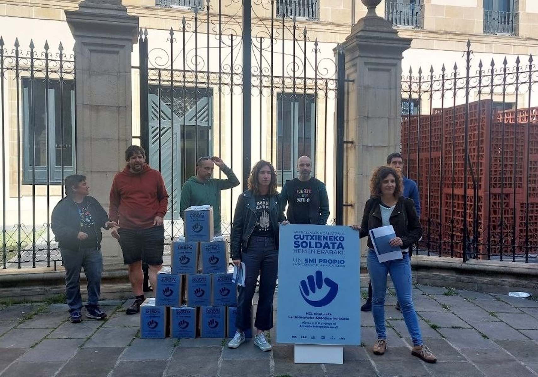 Recogida de firmas SMI vasco