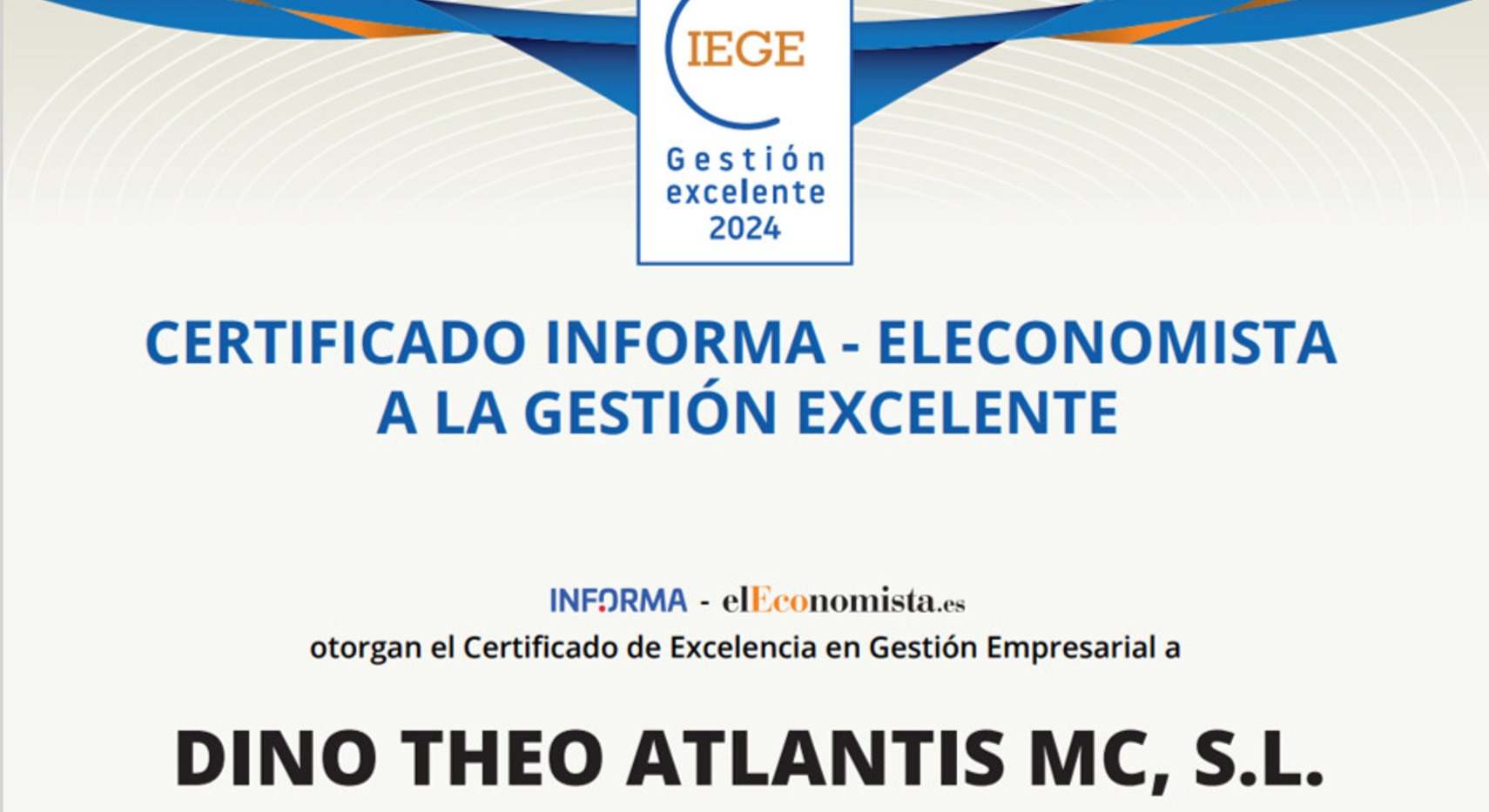Gestión empresarial excelente