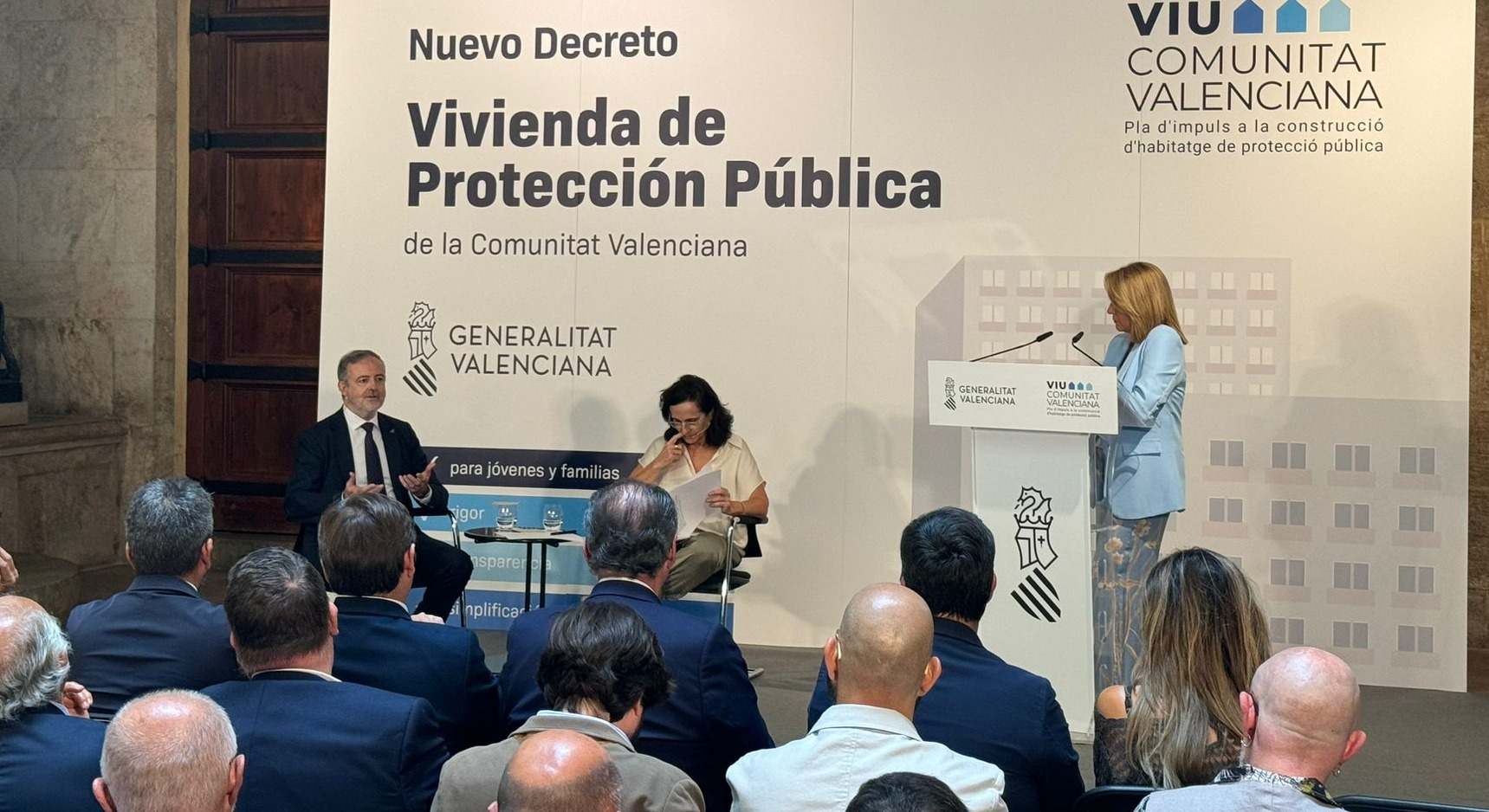 Presentación del nuevo decreto de Vivienda de Protección Pública.