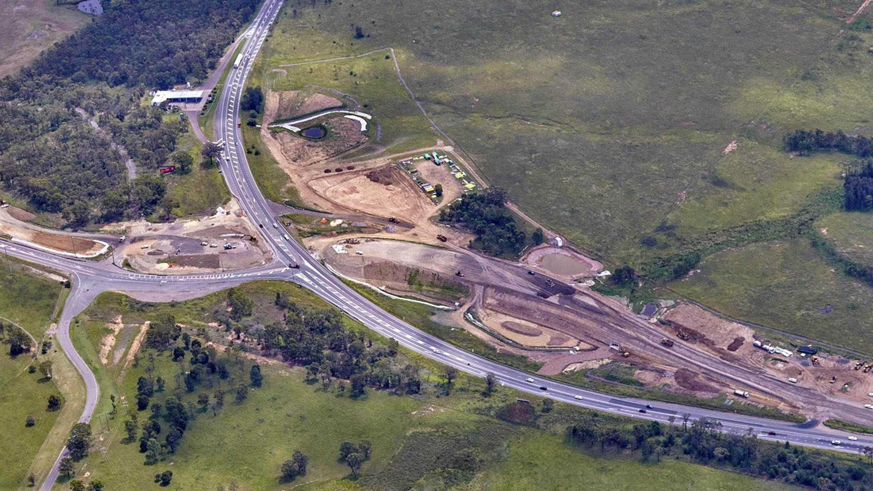 Autopista de Nueva Inglaterra en construcción / Acciona
