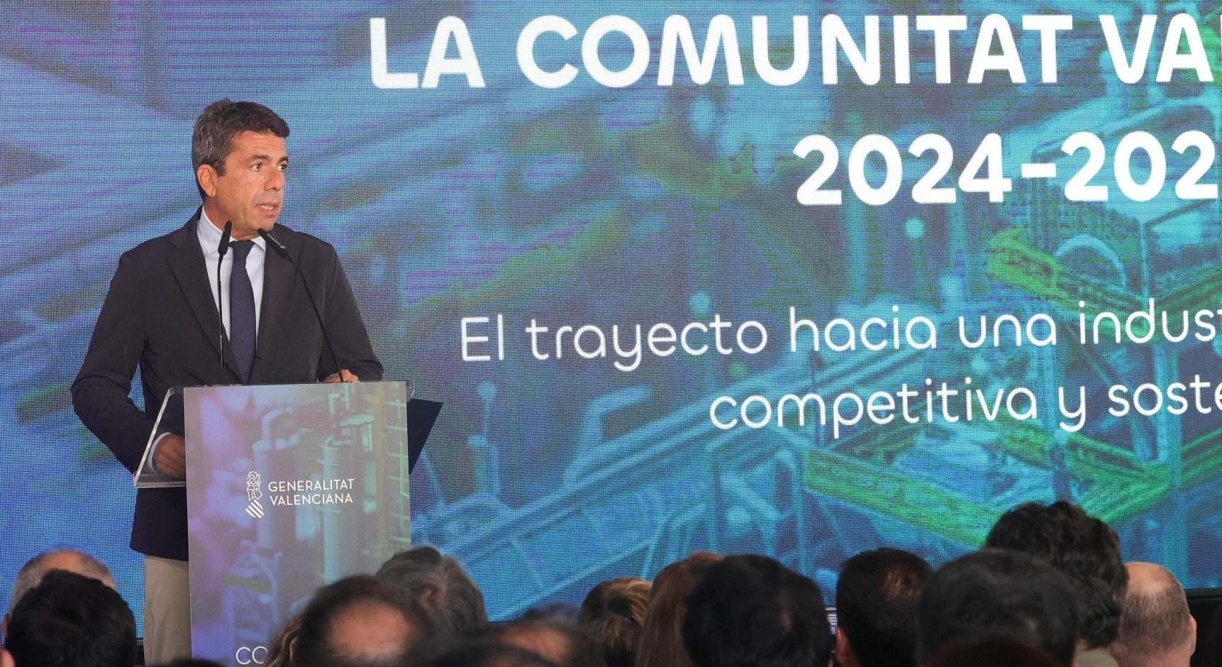 Carlos Mazón, durante la presentación.
