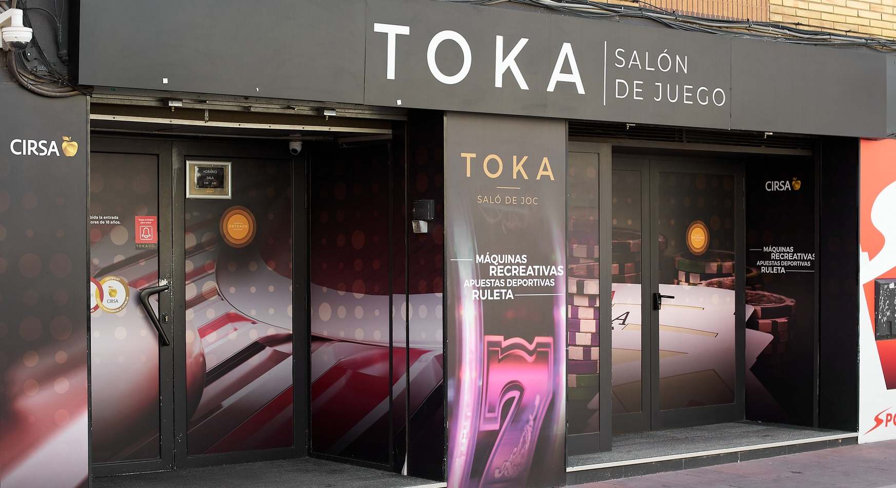 Una casa de apuestas TOKA, de Cirsa