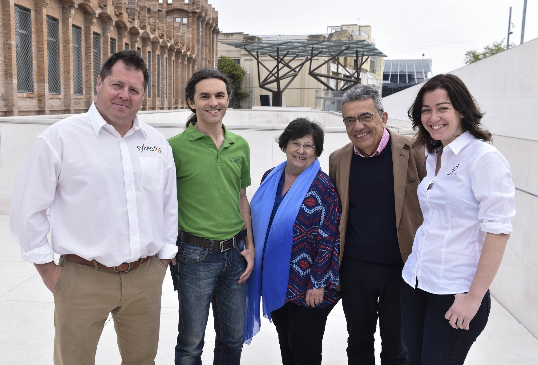 Representants de tres dels projectes seleccionats en el programa d'Emprenedoria Social de la Caixa (1).jpg