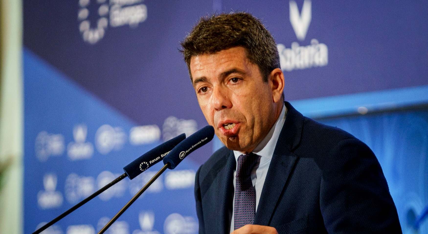 Carlos Mazón en el desayuno.