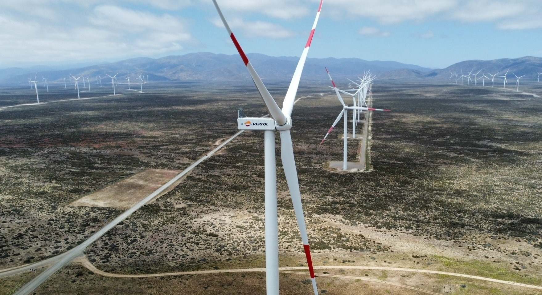 Parque eólico de Repsol en Chile