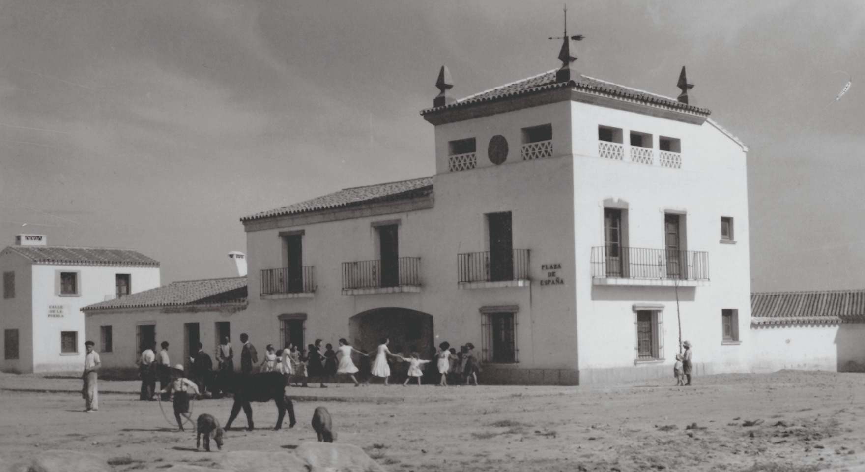 Ayuntamiento de Barbaño en los años 50