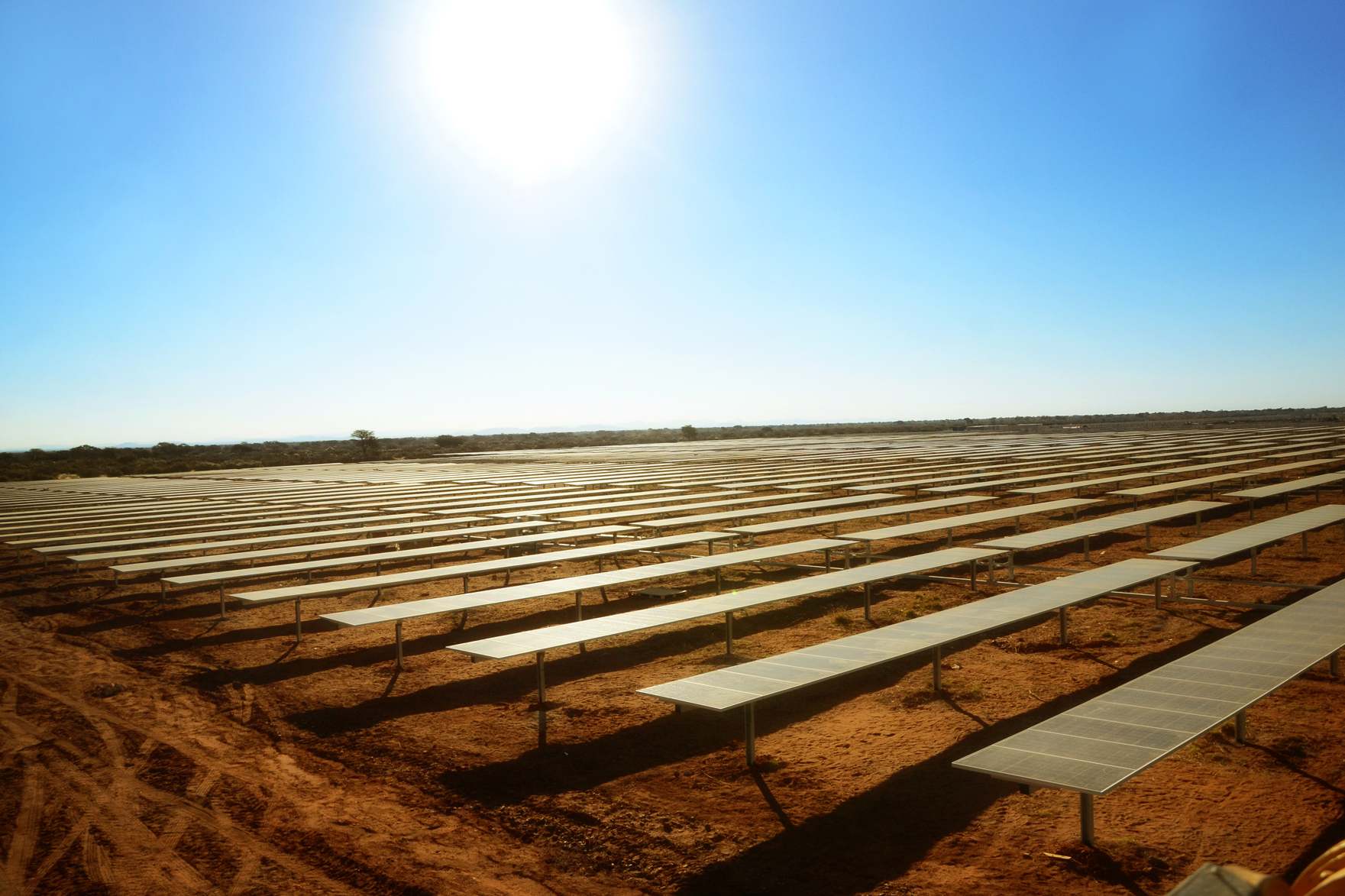 Una planta fotovoltaica