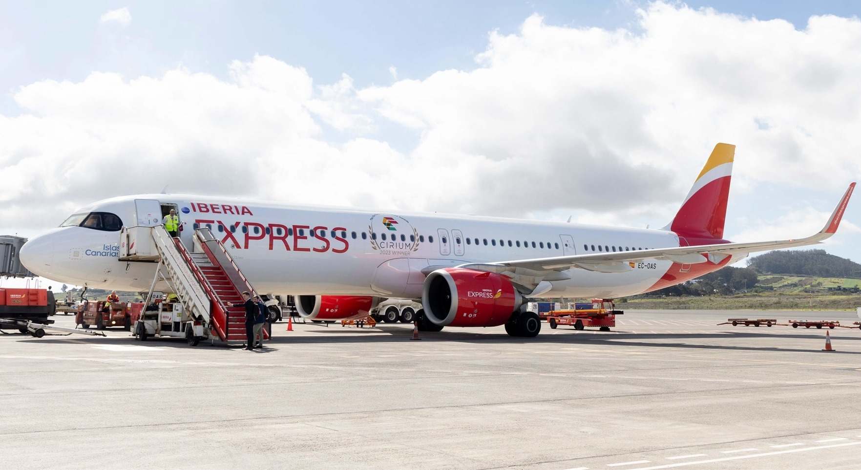Avión de Iberia Express, filial de Iberia. / EP