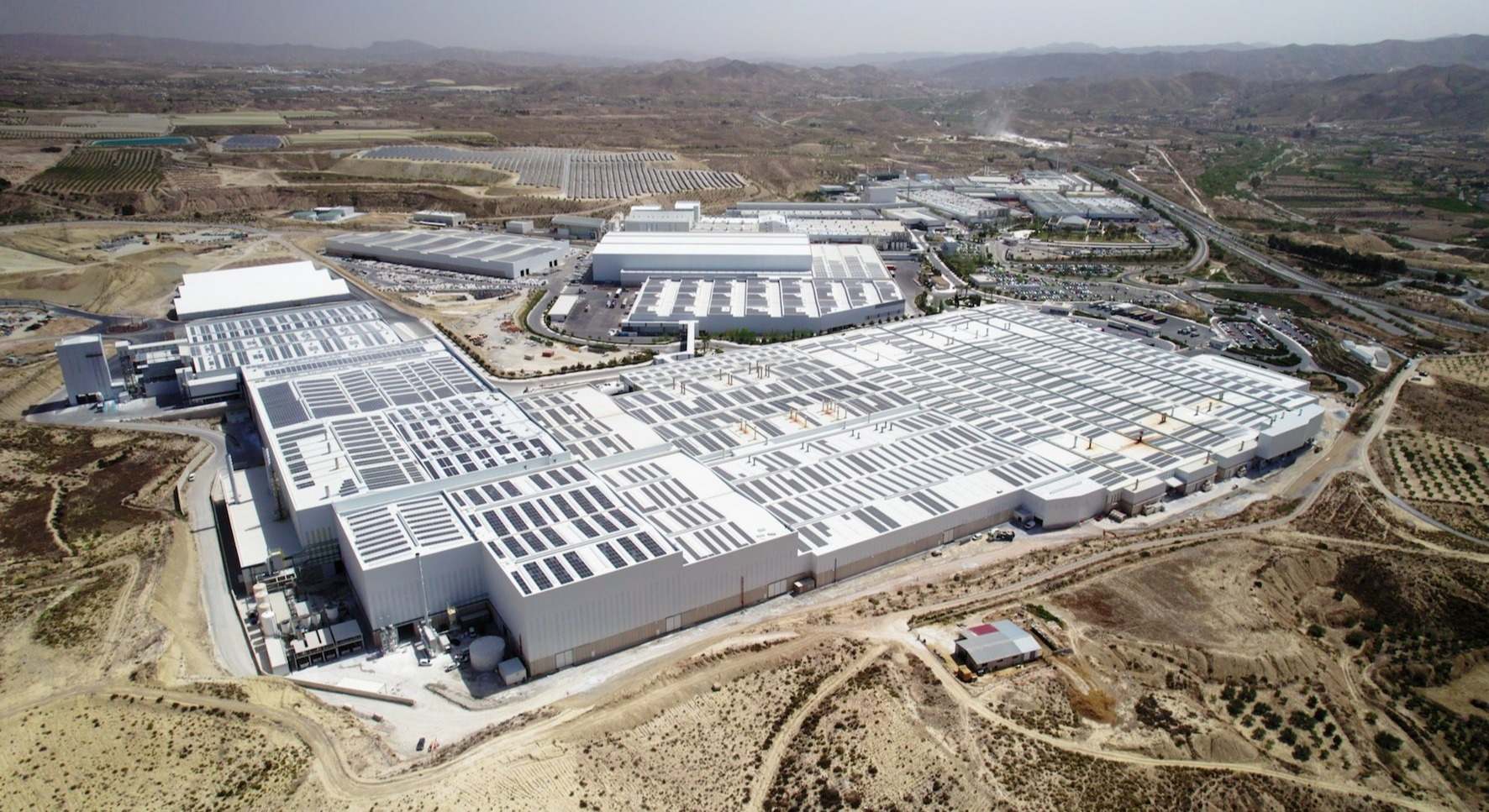 Parque industrial de Cosentino en Almería. / Foto: Cosentino