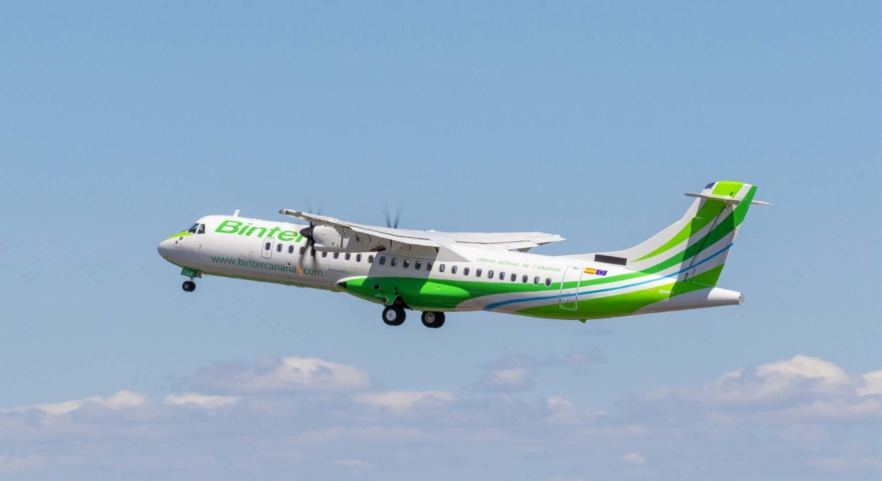 Avión ATR de Binter.