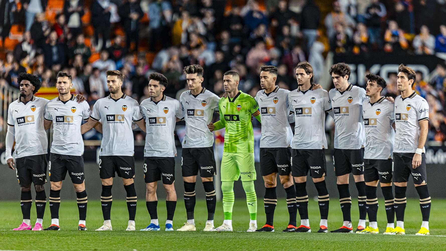 Jugadores del Valencia.