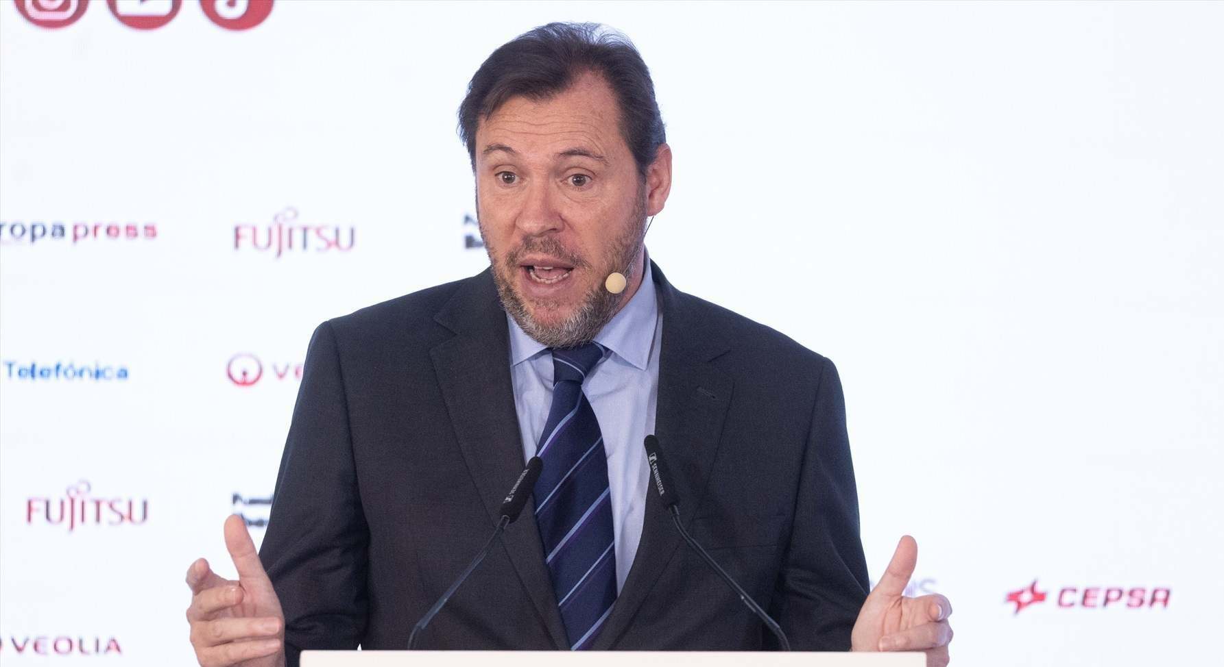 Óscar Puente, ministro de Transportes. / Europa Press
