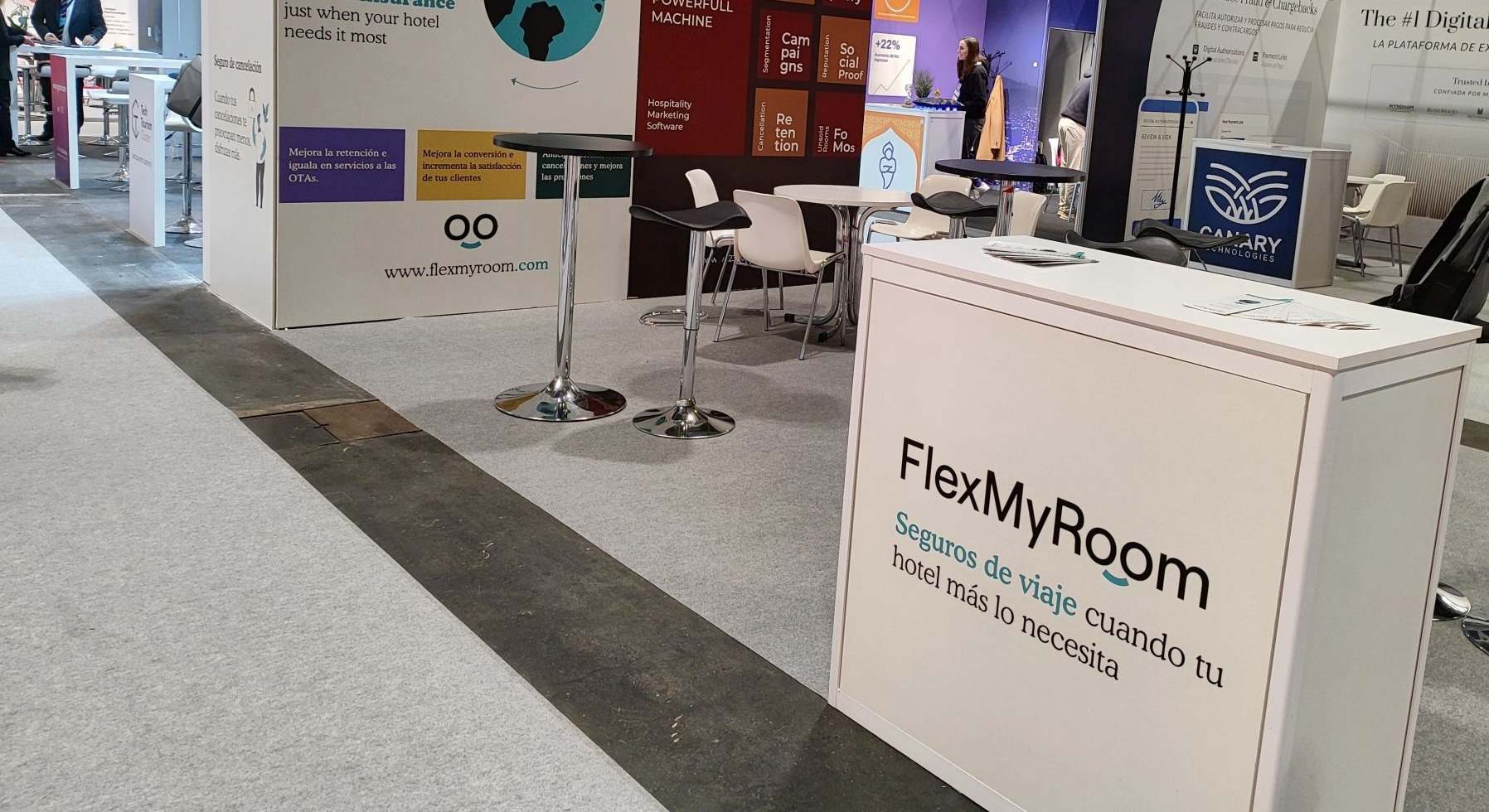 Stand de FlexmyRoom en Fitur.