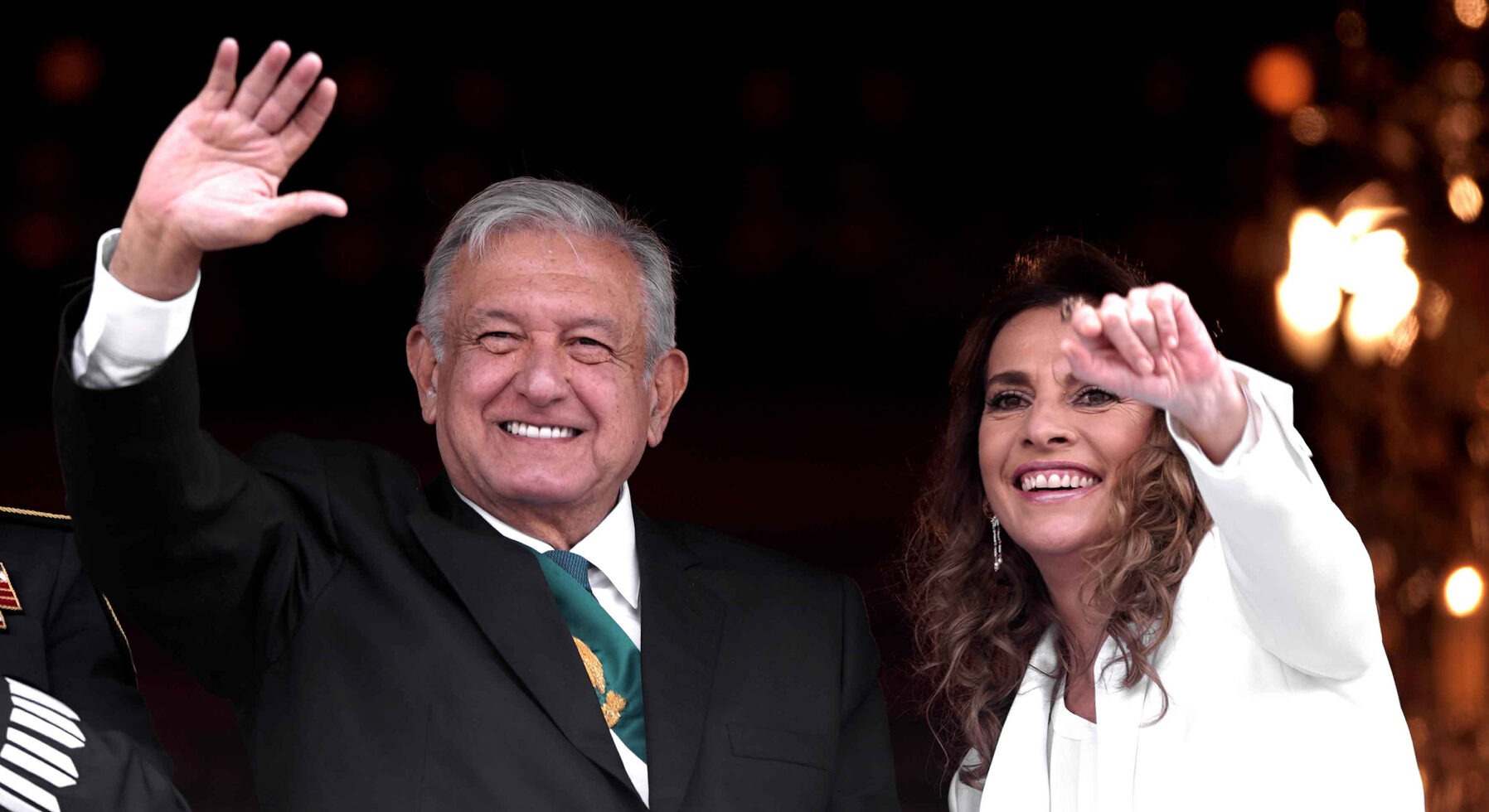 López Obrador y Beatriz Gutiérrez Müller