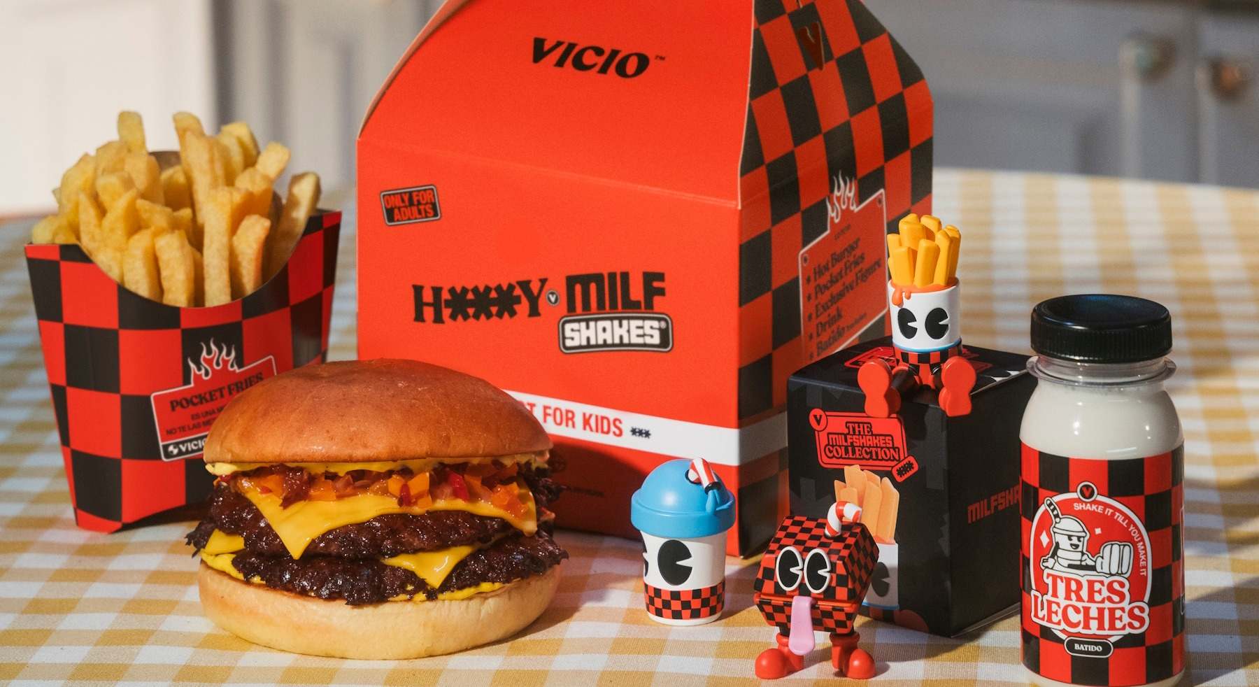 El nuevo menú anti-infnatil de Vicio y MilfShakes.