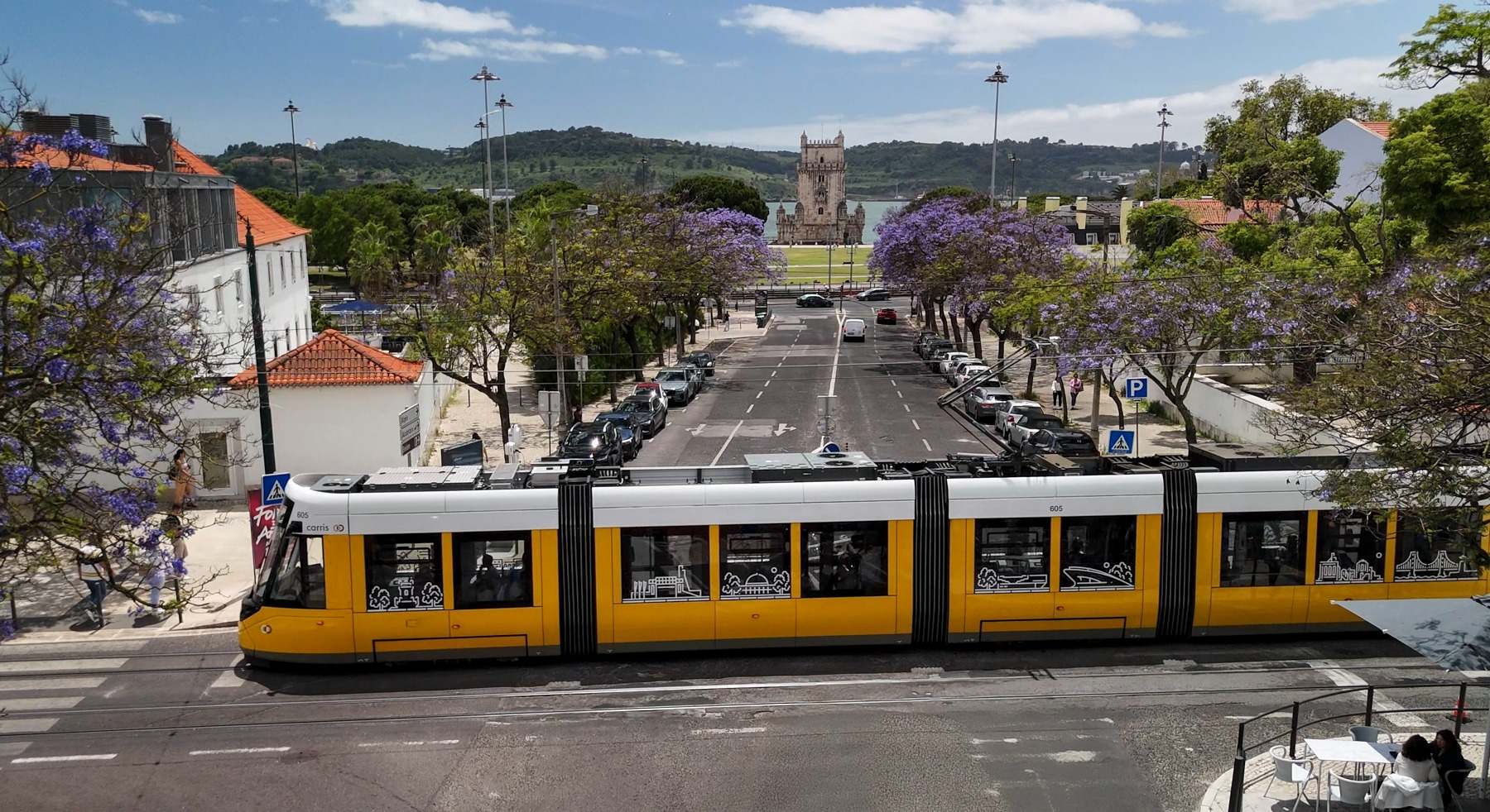 Tranvías de CAF en Lisboa.
