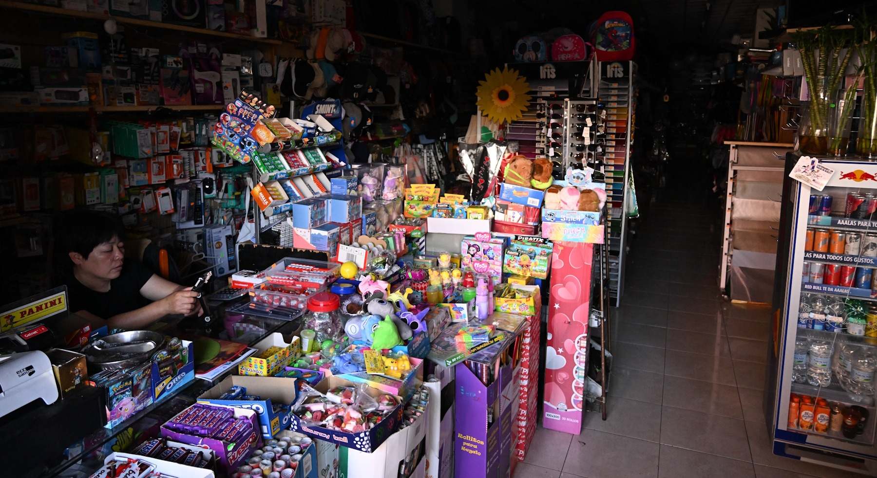 Comercio sin luz
