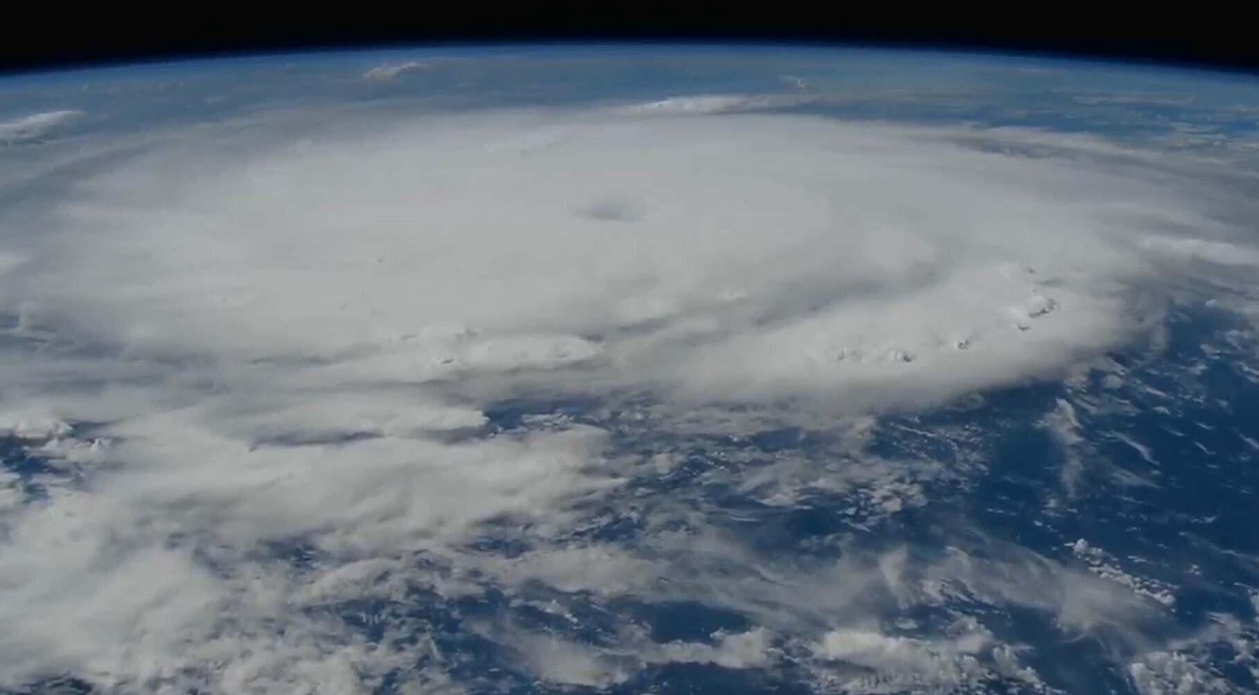Imagen de satélite del huracán Beryl.