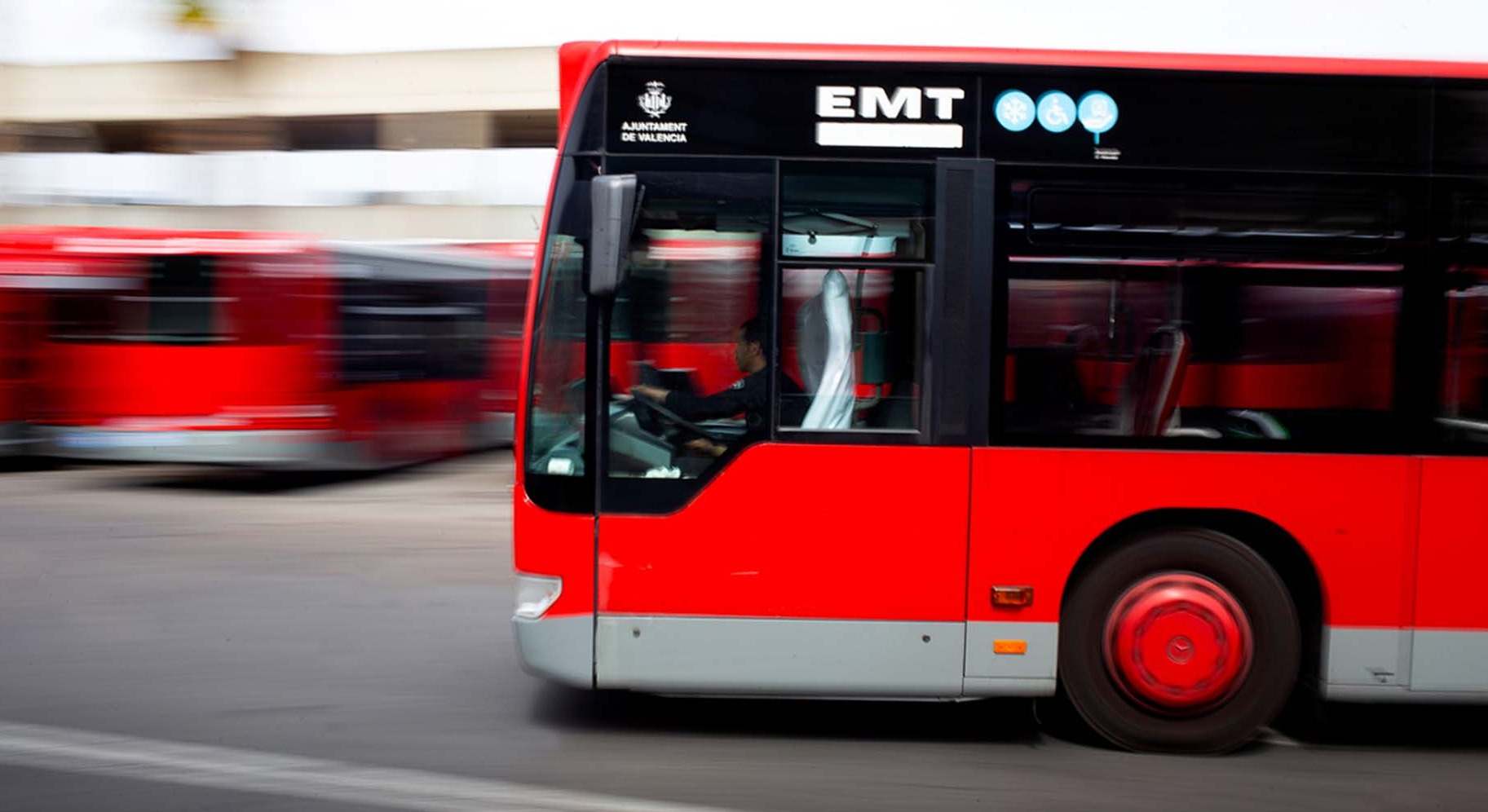 Un autobús de la EMT de Valencia.