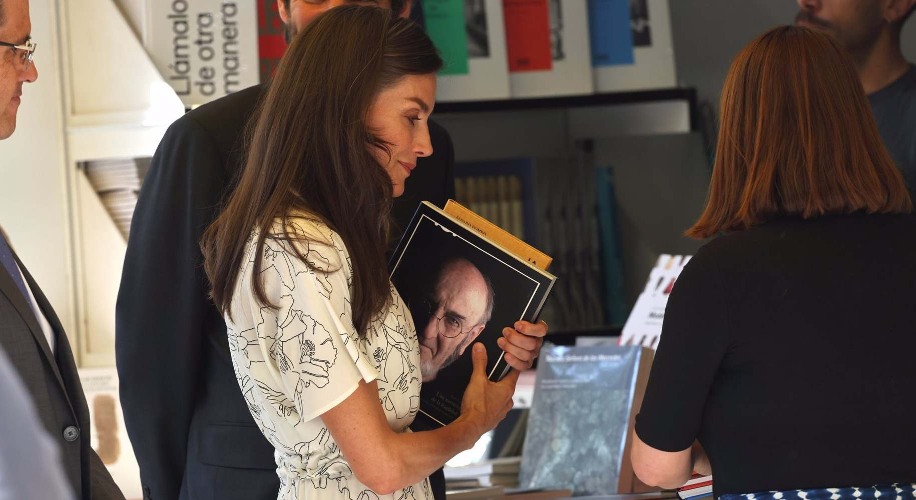 Letizia en la feria del libro
