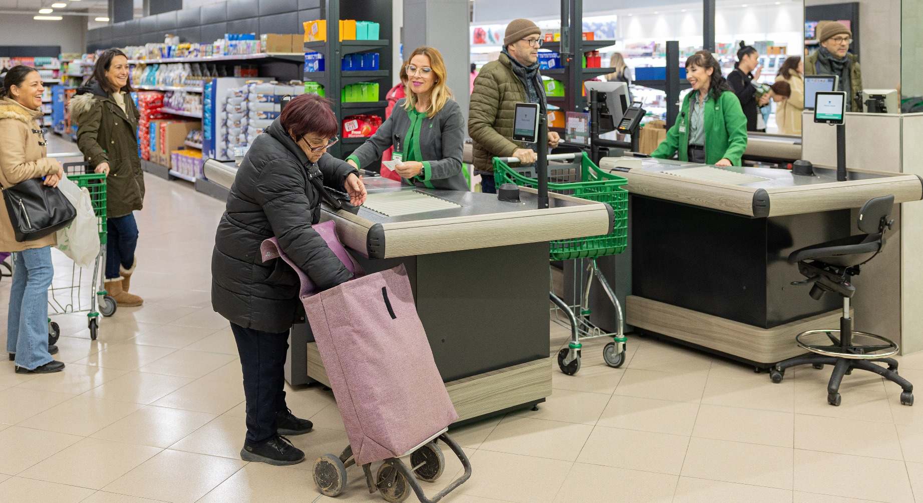 un supermercado de Mercadona.