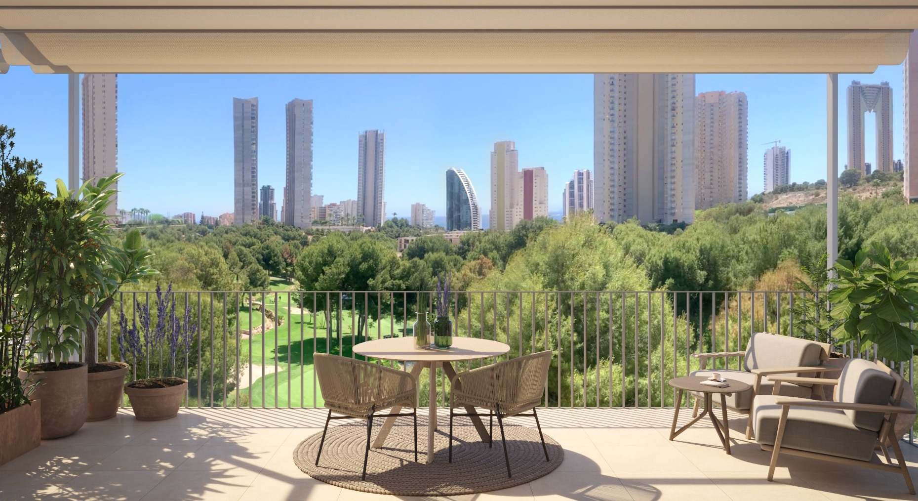 Imagen del proyecto de resort en Benidorm.