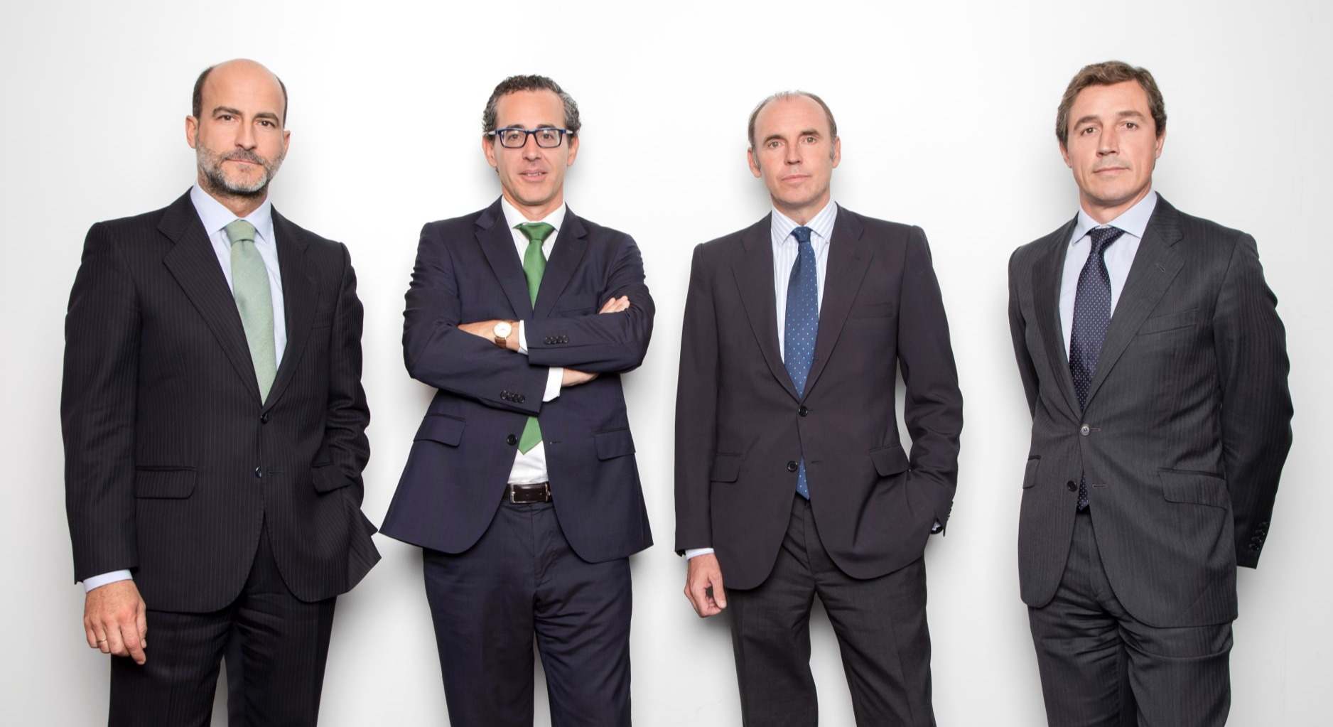 Foto de los socios fundadores de Azvalor AM