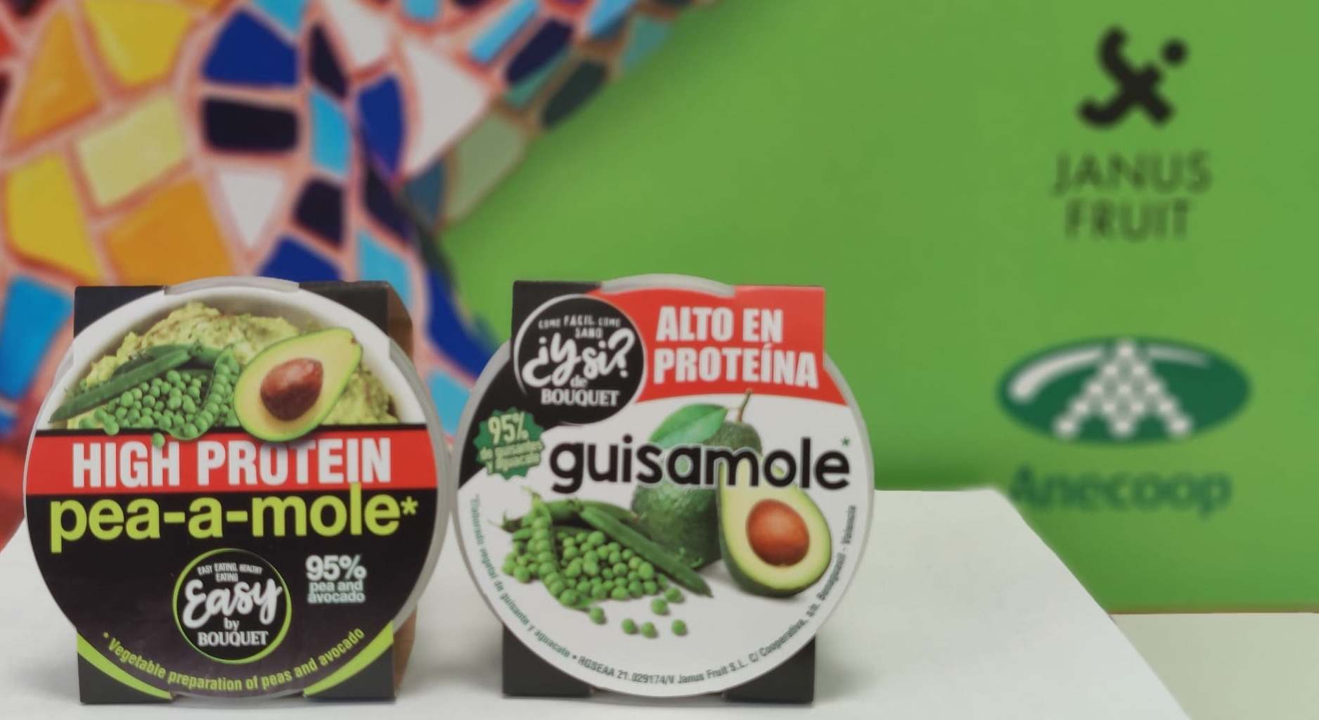 Productos untables de Anecoop con base de aguacate.