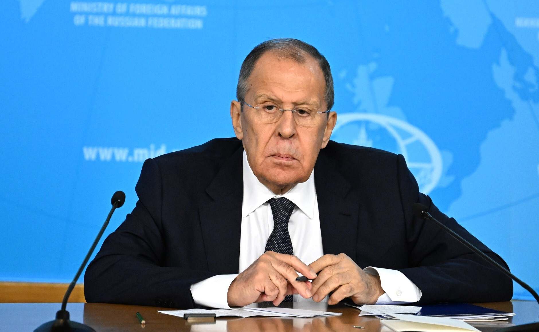 El ministro de Exteriores de Rusia, Sergei Lavrov.