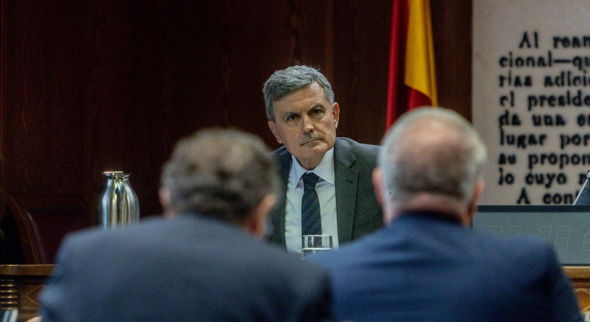 El presidente de Correos y Telégrafos, Pedro Saura. / Ricardo Rubio - Europa Press