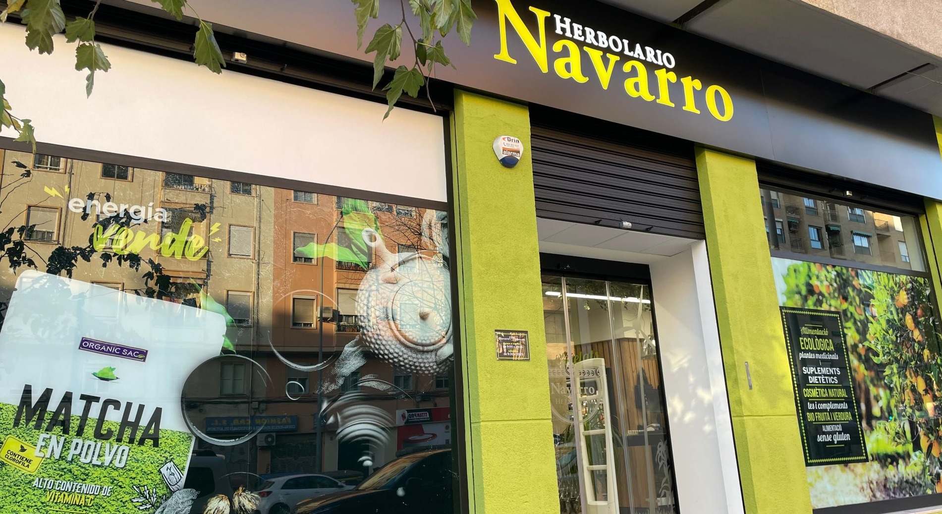 Una tienda de Herbolario Navarro.
