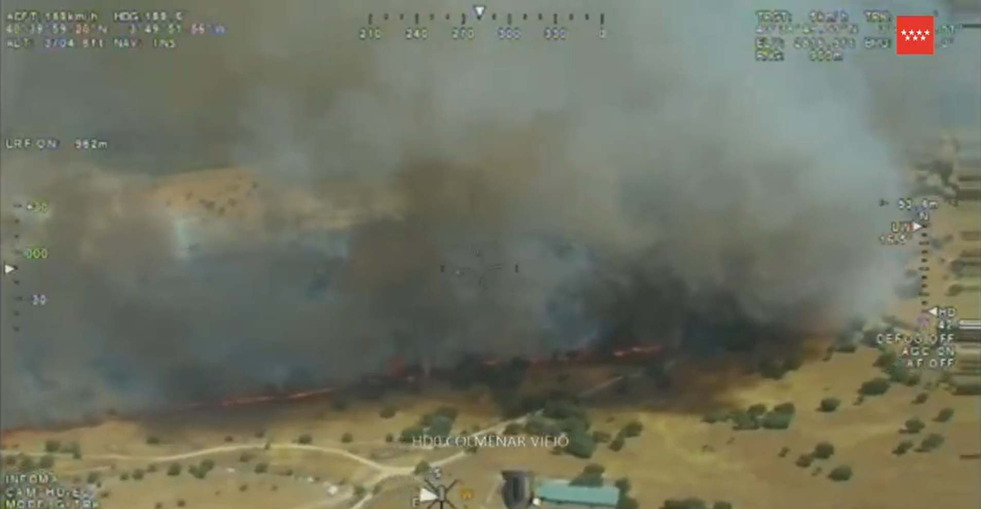 Incendio en Colmenar Viejo