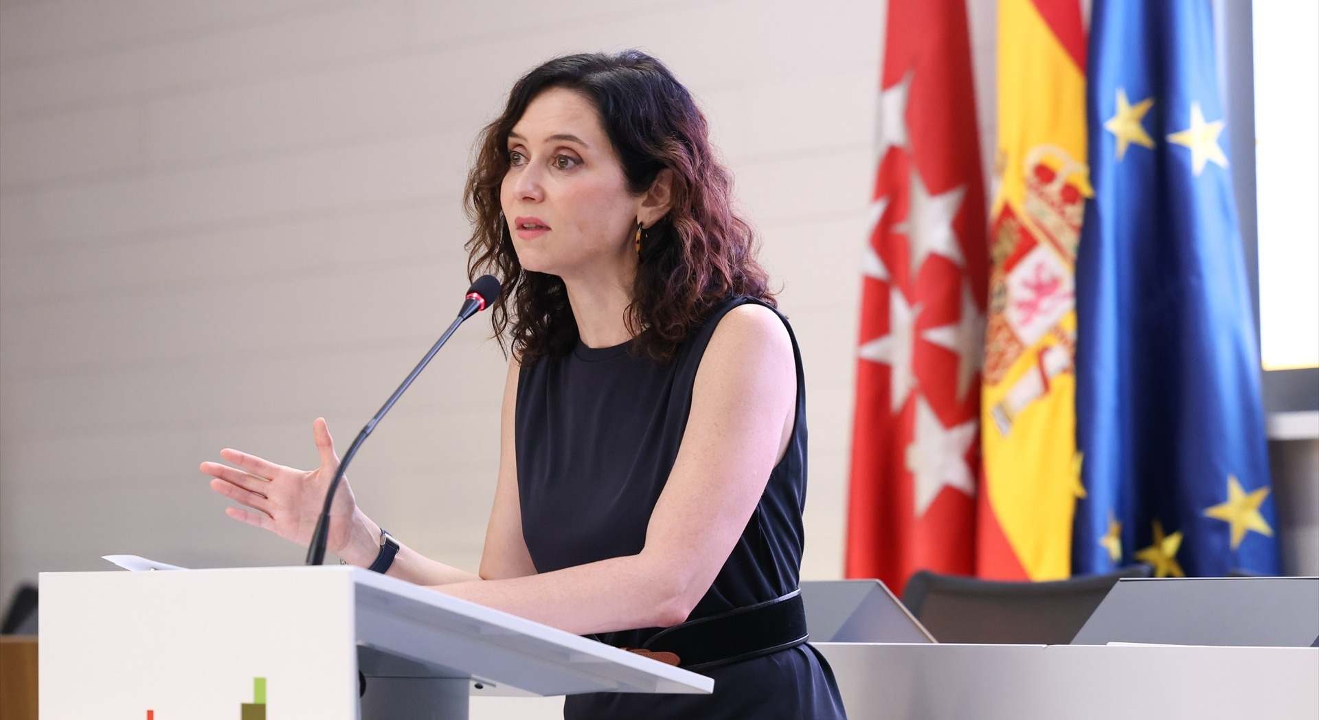 La presidenta de la Comunidad de Madrid, Isabel Díaz Ayuso, clausura la Asamblea General de la Confederación Empresarial de Madrid-CEOE (CEIM)